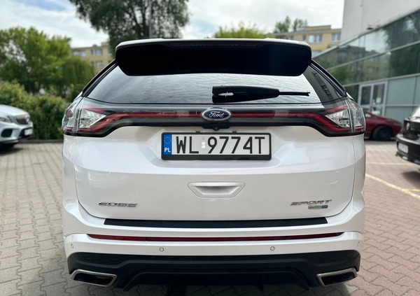 Ford EDGE cena 93000 przebieg: 110000, rok produkcji 2017 z Legionowo małe 379